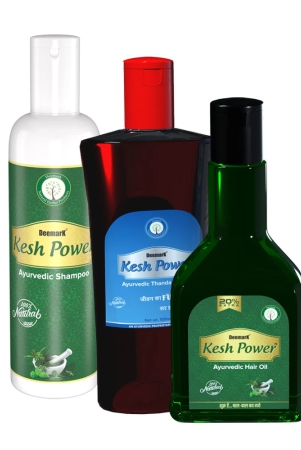 deemark-kesh-power-ayurvedic-shampoo-thanda-hair-oil-with-kesh-power-hair-oil-320-ml