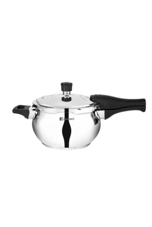 bergner-pura-belly-shape-stainless-steel-outer-lid-pressure-cooker-gas-induction-compatible-silver-2-litre