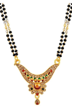 asmitta-fancy-meenakari-gold-tone-double-string-mangalsutra-for-women-golden