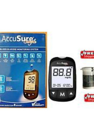 accusure-glucose-monitor-simple-with-25-strips-strips-expiry-feb-2024