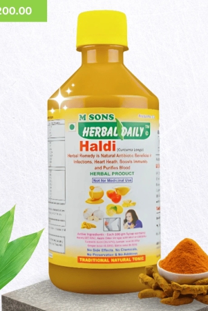 herbal-daily-haldi-4x-immunity-action-joint-support-supplement-allergy-asthma-arthritis-care-juice-ayurvedic-400ml-1-bottle