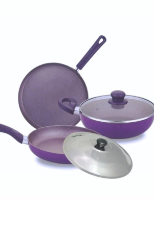 softel-designer-induction-base-cookware-set-with-glass-lid-and-ss-lid-set-of-5-pcs-purple