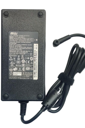 MSI 19.5V 9.23A 180W (6.0mm*3.7mm) Laptop Charger for MSI Gaming Laptops 180 W Adapter  (Power Cord Included)
