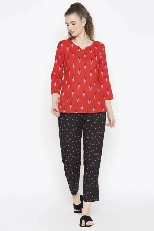 smarty-pants-red-cotton-womens-nightwear-nightsuit-sets-pack-of-1-none