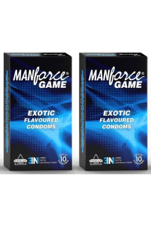 manforce-game-condoms-10-pieces-x-pack-of-2-condom-set-of-2-20-sheets