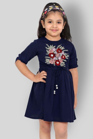 naughty-ninos-navy-blue-polyester-girls-a-line-dress-pack-of-1-none