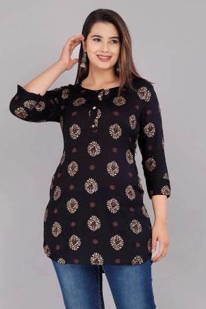 highlight-fashion-export-navy-rayon-womens-straight-kurti-pack-of-1-none