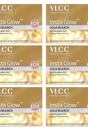 vlcc-insta-glow-gold-bleach-30-g-pack-of-6