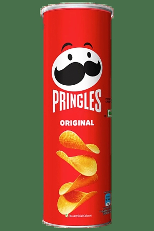 Pringles Original Potato Chips - Classic Salted Flavoured, 107 G Can