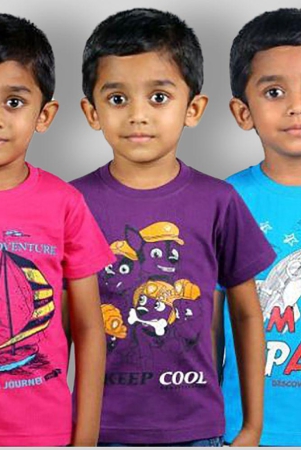 jilz-multicolor-cotton-boys-t-shirt-pack-of-5-none