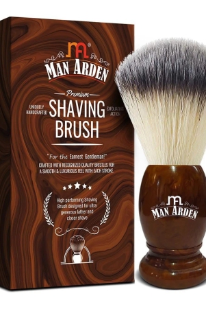 man-arden-vintage-finish-premium-shaving-brush-with-ultra-soft-absorbent-bristles-long-handle-cruelty-free-for-a-smooth-shave