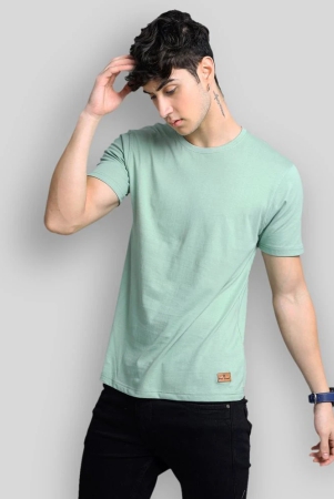 paul-street-green-cotton-blend-slim-fit-mens-t-shirt-pack-of-1-none