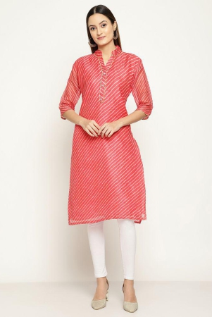 queenley-pink-silk-womens-straight-kurti-pack-of-1-none