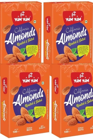 yum-yum-raw-california-almonds-pack-of-4-100g-box-each-400-g-pack-of-4