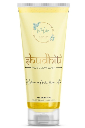 MULOHA Shudhiti Face Glow Wash - Natural Cleanser for Radiant and Glowing Skin for Men and Women, For All Skin Types Face Wash,100 ml)