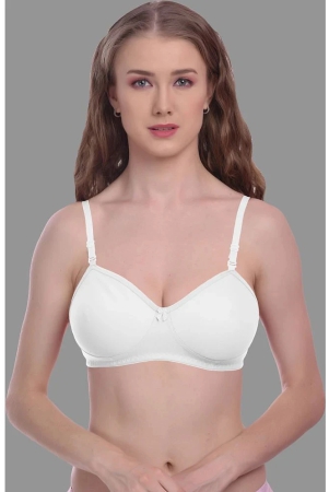 madam-pack-of-1-cotton-blend-non-padded-womens-t-shirt-bra-white-none