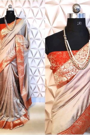 womens-georgette-saree-with-jacquard-blouse-free-size-silver