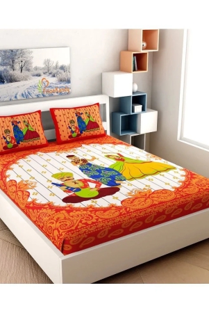 frionkandy-cotton-double-bedsheet-with-2-pillow-covers-red