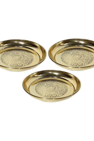 a-h-enterprises-sweet-dish-bowl-halwa-plate-brass-decorative-bowl-100-ml-set-of-3-brass