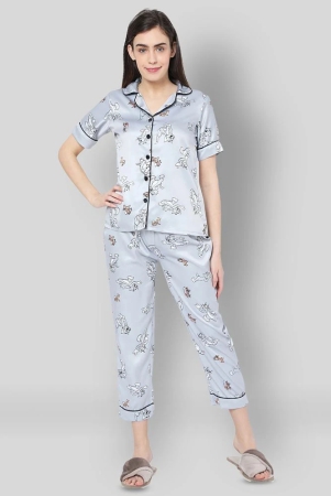 smarty-pants-light-grey-satin-womens-nightwear-nightsuit-sets-pack-of-1-l