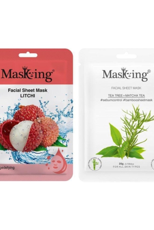 Masking - Anti-Aging Sheet Mask for All Skin Type ( Pack of 2 )