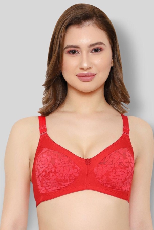 kyodo-red-cotton-blend-non-padded-womens-everyday-bra-pack-of-1-44b