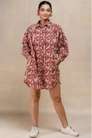 okhai-jovial-handblock-printed-pure-cotton-antifit-shirt-dress-xs-s