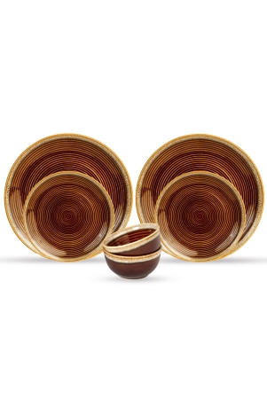 handcrafted-stoneware-reactive-glaze-ceramic-dinner-set-6-pieces-serving-for-2-microwave-and-dishwasher-safe-bone-ash-free-crockery-set-for-dining-and-gifting-peanut-brown