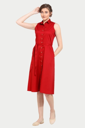 rose-pure-cotton-sleeveless-shirt-dress-xs