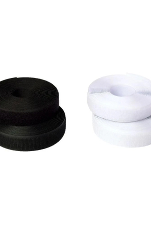 industrial-quality-hook-loop-fastner-tape-white-black-5-mts-each-total-10-mts-25-mm-1-inch-width