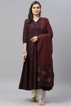 miravan-maroon-cotton-womens-anarkali-kurti-pack-of-1-none