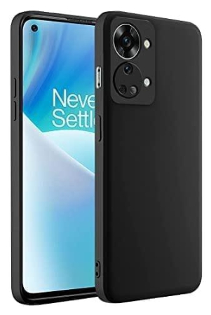 Winble OnePlus Nord 2T 5G Back Cover Case Liquid Silicone (Black)