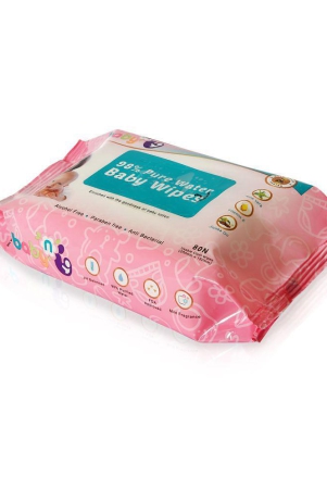 BabyNu 98% Pure Water Wipes (80 Wipes)