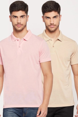 ubx-beige-cotton-blend-regular-fit-mens-polo-t-shirt-pack-of-2-none