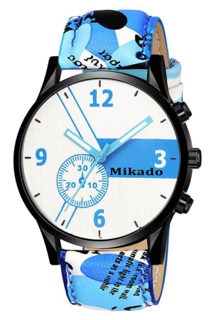 mikado-multicolor-leather-analog-mens-watch