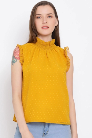 all-ways-you-women-top-crepe-fabric-yellow-xs