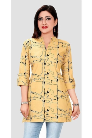 meher-impex-mustard-rayon-womens-straight-kurti-pack-of-1-none