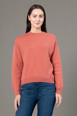 RedTape Round Neck Solid Sweater for Women |  Everyday Comfort