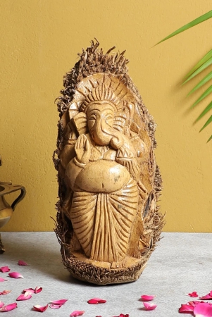 hand-carved-bamboo-root-idol-ganesha-medium-10-inches