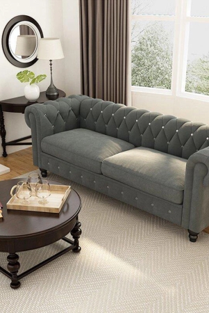 graceful-3-seater-velvet-rolled-arm-chesterfield-sofa-gray