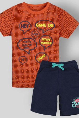 plum-tree-orange-cotton-boys-t-shirt-shorts-pack-of-1-none