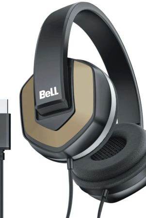 bell-blhdp130a-type-c-wired-headphone-over-ear-24-hours-playback-passive-noise-cancellation-ipx4splash-sweat-proof-black