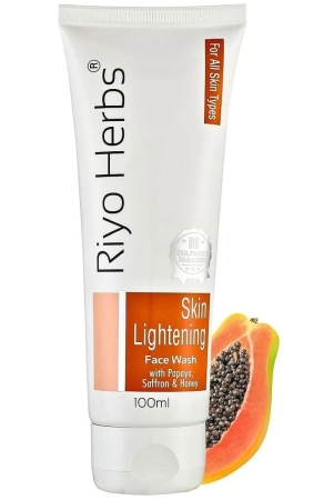 riyo-herbs-skin-lightening-facewash-moringa-and-papaya-extracts-for-skin-tone-dark-spots-100ml