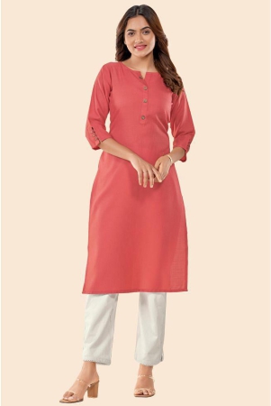 glomee-coral-cotton-womens-straight-kurti-pack-of-1-none