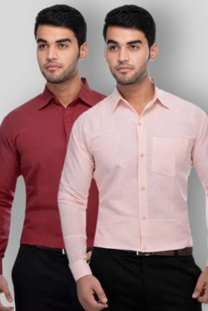 deshbandhu-dbk-multicolor-cotton-regular-fit-mens-formal-shirt-pack-of-2-none