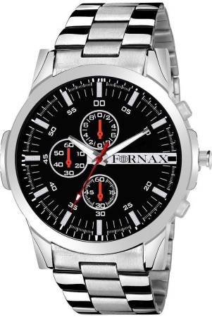 fornax-silver-stainless-steel-analog-mens-watch