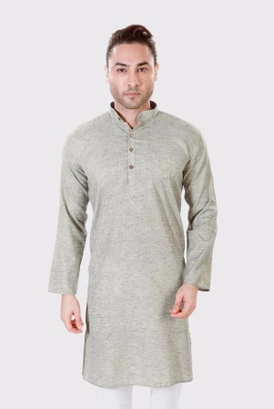 maharaja-grey-cotton-mens-regular-kurta-pack-of-1-none