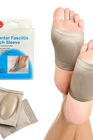 13022 Foot Arch Support for Men & Women | Medial Arch Support for Flat Feet Correction Sleeve with Cushion | Plantar Fasciitis Leg Foot Pain Relief Product | Foot Care for Orthopedic Shoes Slippe
