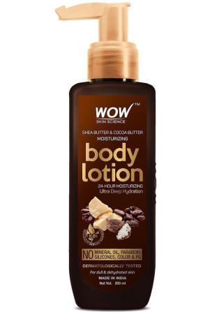 WOW Skin Science Shea Butter & Cocoa Body Lotion 200ml