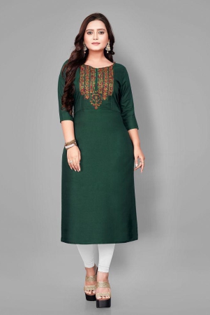 riaana-green-rayon-womens-straight-kurti-pack-of-1-none